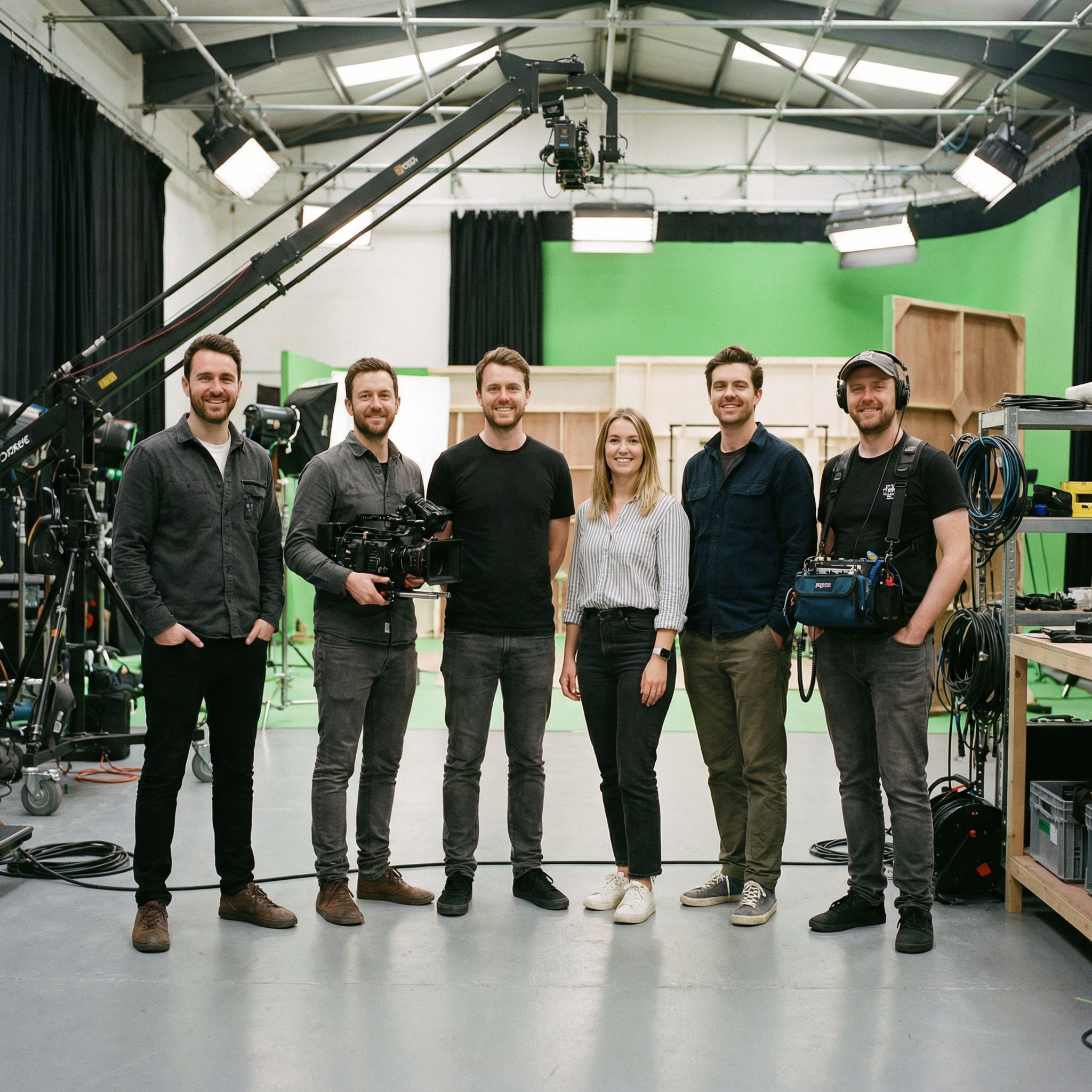 暗网专业制作团队合影